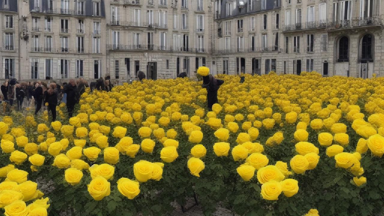 pourquoi ne pas offrir des roses jaunes